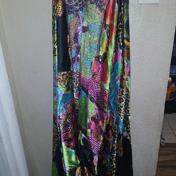Niki Lavis Vibrant Multicolor Prom Dress - Picture 6 of 7